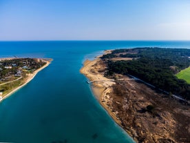 Photo of Colorful summer cityscape of Lignano Sabbiadoro town.