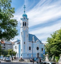 Church Heiliger Franz of Assisi at Mexikoplatz, Vienna, Austria.