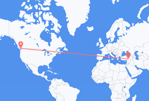 Voos de Vancouver, Canadá para Adiyaman, Turquia