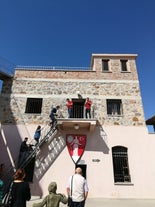 View of Ankara castle and general view of old town.