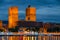 Oslo City Hall at night, Norway