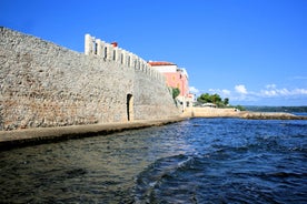 City of Zadar aerial panoramic view.