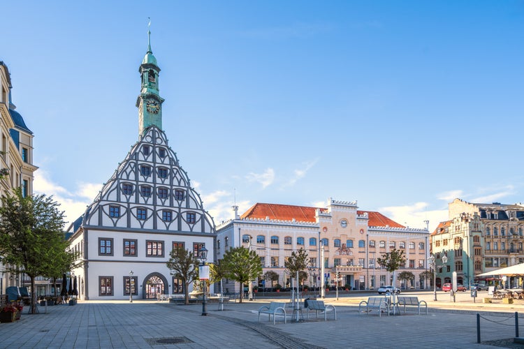 Old city of Zwickau, Saxony, Germany