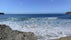 view on Atlantic ocean from beach Praia do Portinho da Areia do Norte, Peniche, Portugal