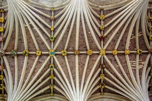 Photo of Worcester Cathedral and the River Severn, Worcester, Worcestershire, England.