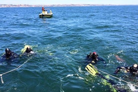 Dobbelt dykk i Algarve. Ikke stopp på stranden!