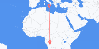 the Democratic Republic of the Congo to Malta