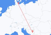 Flyg från Sarajevo, Bosnien och Hercegovina till Lübeck, Tyskland