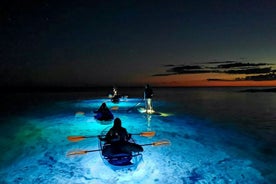 Esperienza di bagliore notturno in kayak trasparente da Pola