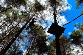 Aventure dans les arbres et les toboggans à Lamas de Mouro au PNPG