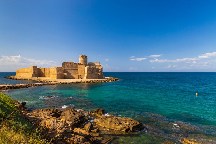 photo  of view of Castle in Isola di Capo Rizzuto, Province of Crotone, Calabria, Italy