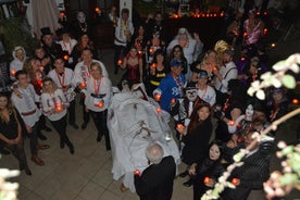 Fête d'Halloween d'une journée dans la citadelle médiévale de Sighisoara