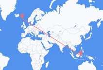 Flyg från Palu, Indonesien till Sørvágur, Färöarna