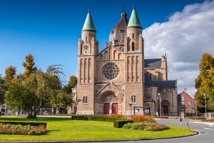 St. Lambert Church or Sint-Lambertuskerk in Maastricht, Netherlands. The church was built in 1916 by the project of Hubert van Groenendael.