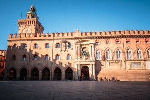 Aerial panoramic cityscape of Rome, Italy, Europe. Roma is the capital of Italy. Cityscape of Rome in summer. Rome roofs view with ancient architecture in Italy. 