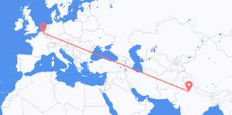 Flights from India to Belgium