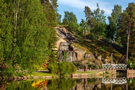 Photo of the town of Lappeenranta from the fortress Linnoitus.