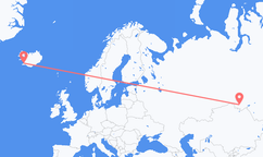 Flights from Reykjavík to Omsk
