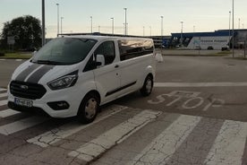 Transfer in kleine groepen van de stad Triëst naar de luchthaven van Triëst