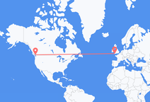 Flyrejser fra Vancouver, Canada til Newquay, England