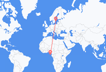 Flyg från São Tomé till Visby