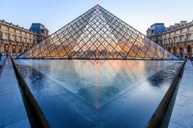 Adgangsbillet til Louvre-museet i Paris