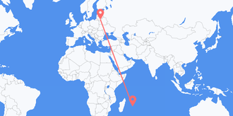 Mauritius to Lithuania