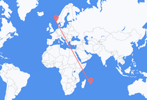 Vuelos de Isla de Mauricio a Haugesund