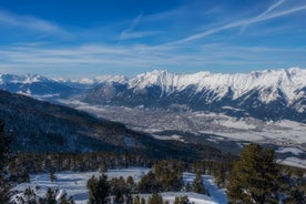 Photo of aerial view of Tulfes, Austria.