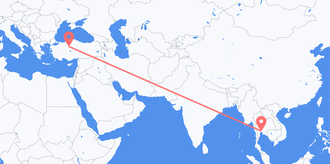 Vuelos de Tailandia a Turquía