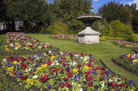 Photo of the beautiful Royal Victoria Park in Bath, UK.
