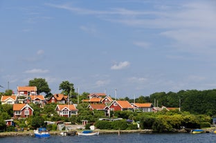 Canal in the historic centre of Gothenburg, Sweden.