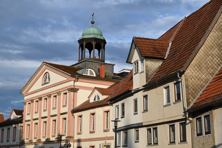 photo of view of Luisenschule in Bad Hersfeld Germany a classicist school building from 1829.