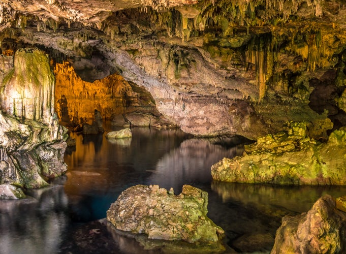 Neptune's grotto (Grotta di Nettuno), Capo Caccia, Alghero, Sardinia, Italy.