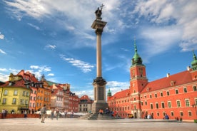 Photo of scenic summer view of the Old Town architecture with Elbe river embankment in Dresden, Saxony, Germany.