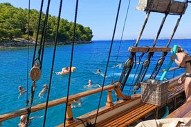 Zadar: Sailboat Tour with Unlimited Wine & 3 Stops