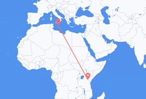 Mount Kilimanjaro to Valletta
