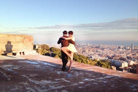 Tangolektion och drinkar på taket i Barcelona