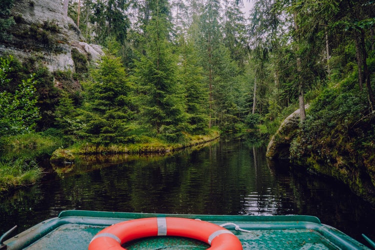 Lake at Teplice Adrspach Rocks, Czech Republic.jpg