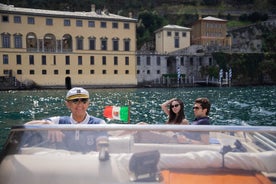 Crucero privado de una hora en lancha motora por el lago Como