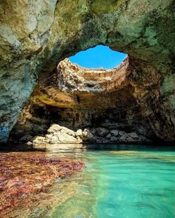Grotta Sfondata,Italy.