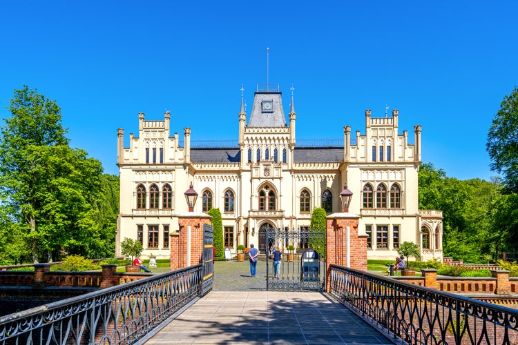 Photo of castle Evenburg, Leer, Lower Saxony, Germany.