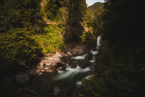 photo of view of The Groppenstein gorge, Carinthia., Austria.