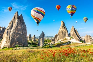 Sille Village view in Konya. Sille is old greek village and it is populer tourist attraction in Konya.