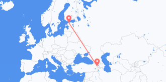 Armenia to Estonia