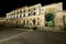 photo of view Old British palace by night at Corfu Island, Greece.