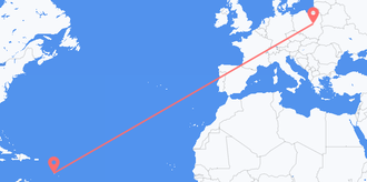 Cheap Flights from St. Lucia to Poland – Lowest Fares & Maximum Choice