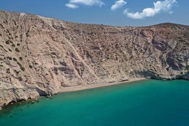 Private Milos Tour "Unspoiled Secret Beaches"- Luxury Boat Rental