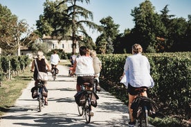 Desde Saint-Emilion: tour de medio día por el vino en bicicleta eléctrica