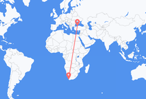 Loty z Kapsztad, Republika Południowej Afryki do Zonguldaka, Turcja